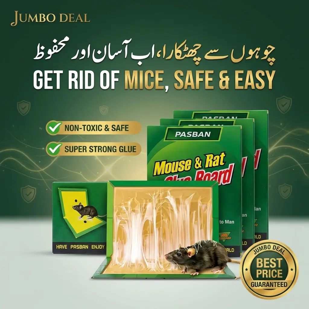 Pasban Non-Toxic Mouse & Rat Glue Board / Trap Book – Jumbo Deal