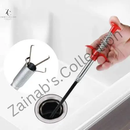 Flexible Spring Pipe Unblocker & Drain Clog Remover Claw Tool – Jumbo Deal