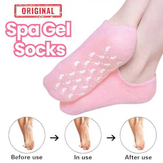 Moisturizing Silicone Spa Gel Socks for Dry Cracked Heels Repair – Jumbo Deal