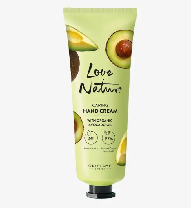Love Nature Caring Hand Cream with Organic Avocado Oil