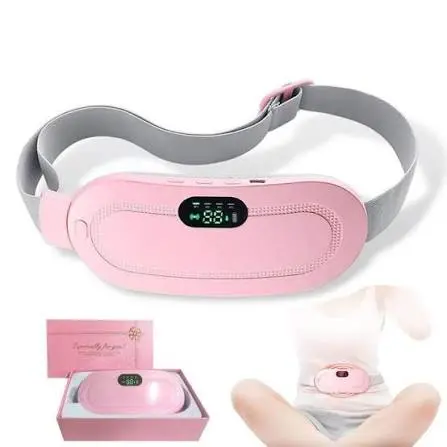 Period Cramp Relief Belt Portable Electric Heating Pad with Massager for Women - Jumbo Deal