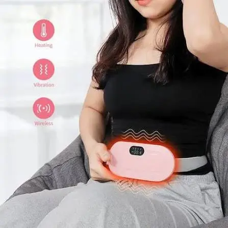 Smart Wireless Heating Pad & Vibration Massager Belt for Menstrual Relief – Jumbo Deal